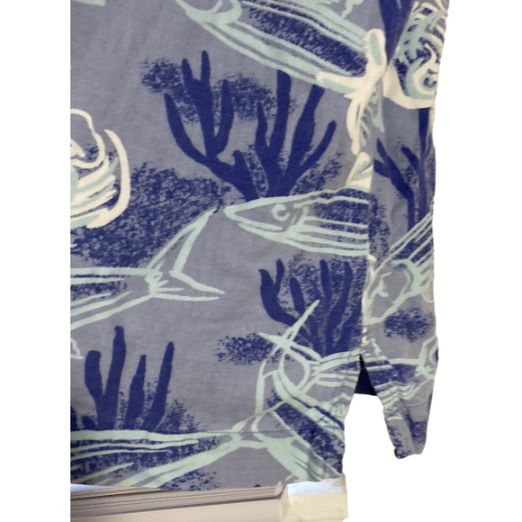 Columbia Sportswear Company shirt Mens Hawaian short sleeve Blue Size L - Picture 14 of 16